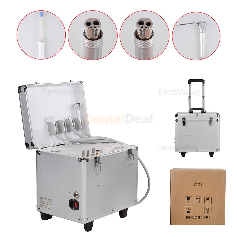 GOARD G12-A Mobile Dental Unit Portable Dental Unit with Air Compressor